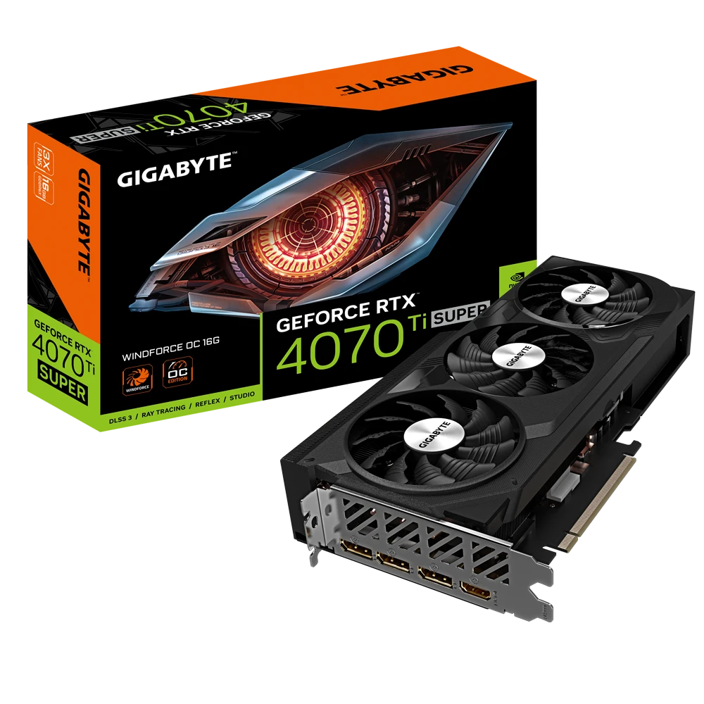 Gigabyte GeForce RTX 4070 Ti SUPER WINDFORCE OC 16G